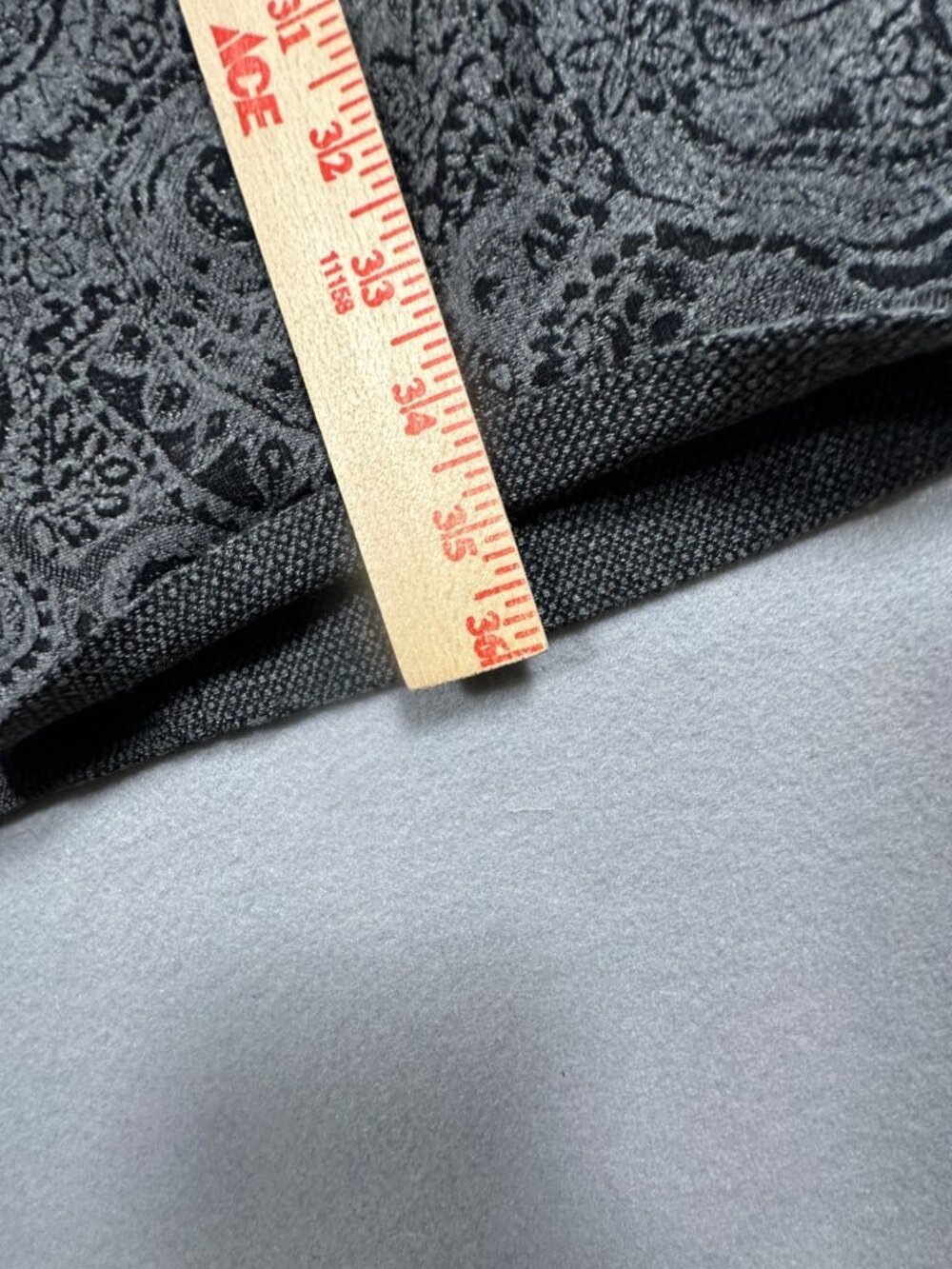 Kelly & Diane Womens 10 Gray Sleeveless Dress Paisley Print Hem Polyester Blend - Picture 6 of 6